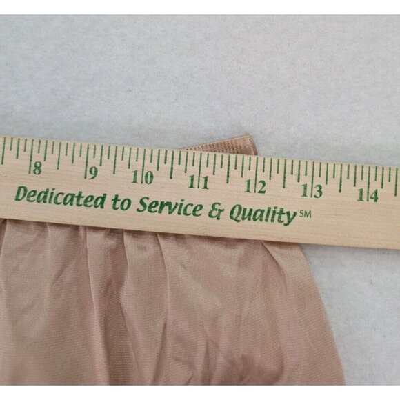 Vassarette Women's Skirt Half Slip Size Medium Beige Nylon - Picture 6 of 13